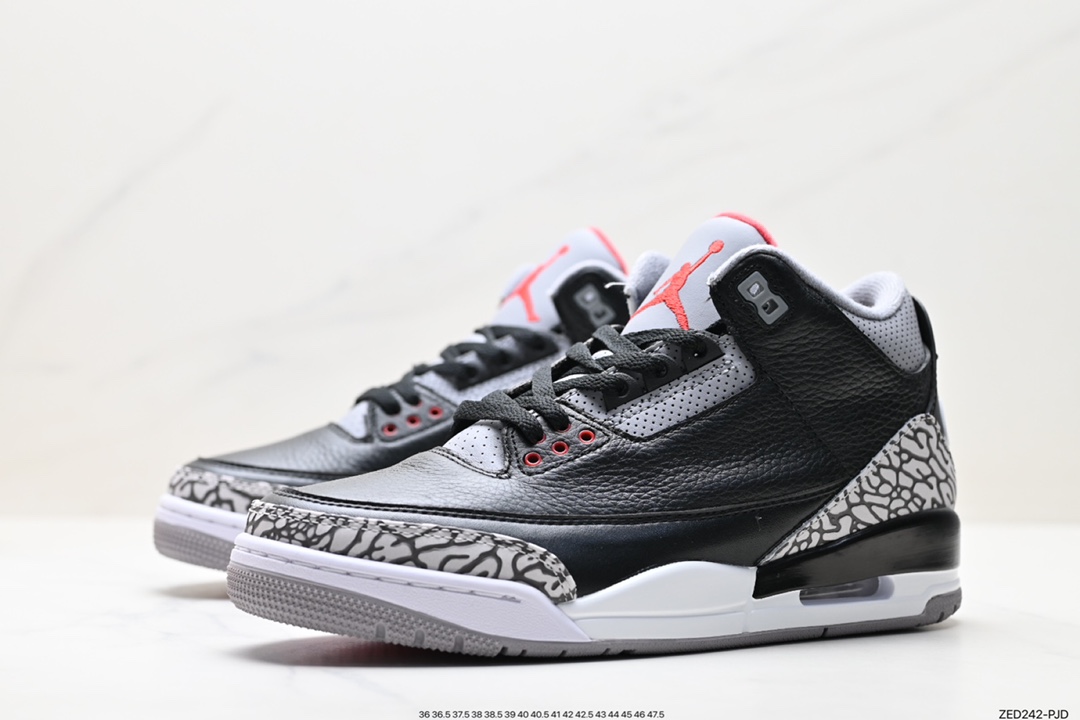 Air Jordan 3 Retro ”Hide and Sneak” White Gray Brown 854262-001