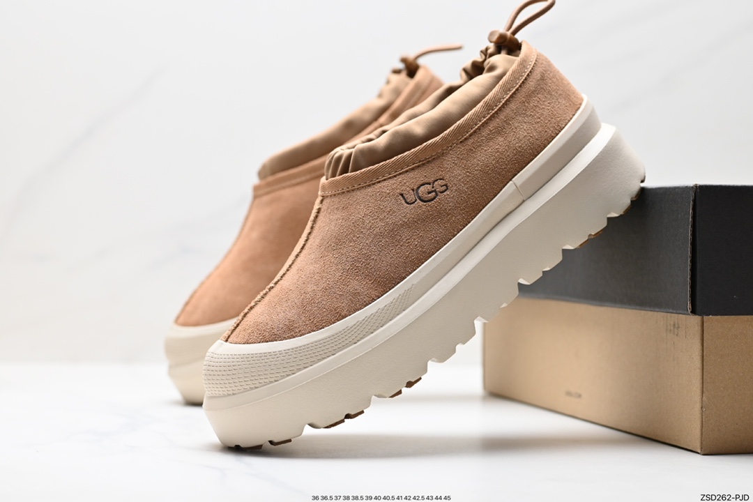 UGG retro low-top sneakers for men and women, trendy boots, thick-soled height-enhancing Martin boots M/1144096