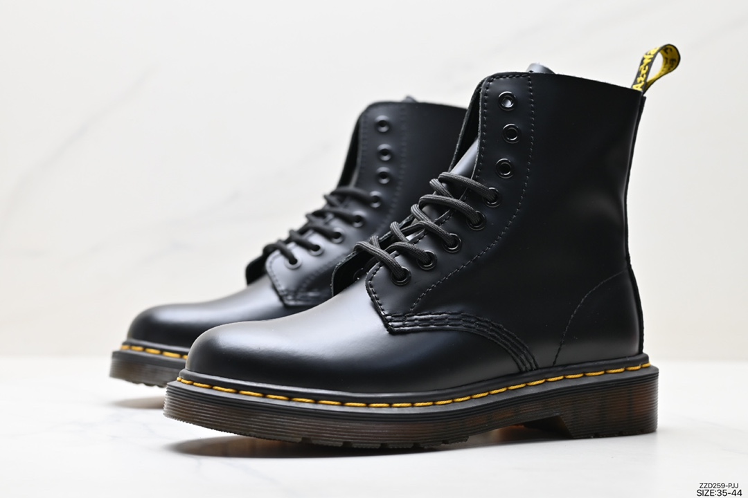 Famous work shoe brand - Dr. Martens 1460 series retro eight-hole lace-up full leather Martin boots R11822206