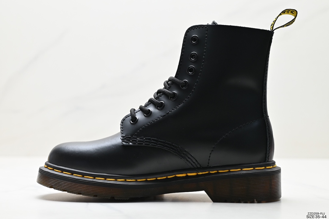 Famous work shoe brand - Dr. Martens 1460 series retro eight-hole lace-up full leather Martin boots R11822206