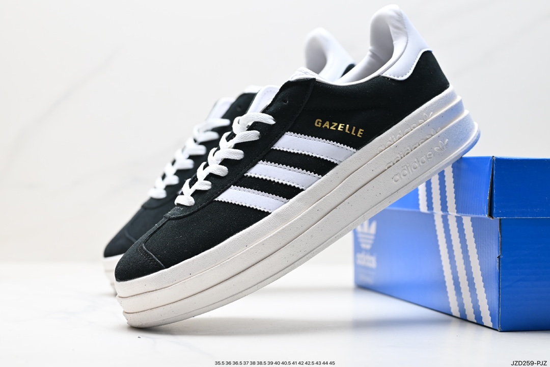 Adidas Gazelle Bold w low-top retro all-match casual sports shoes HQ6912