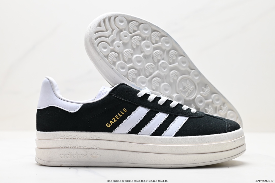 Adidas Gazelle Bold w low-top retro all-match casual sports shoes HQ6912