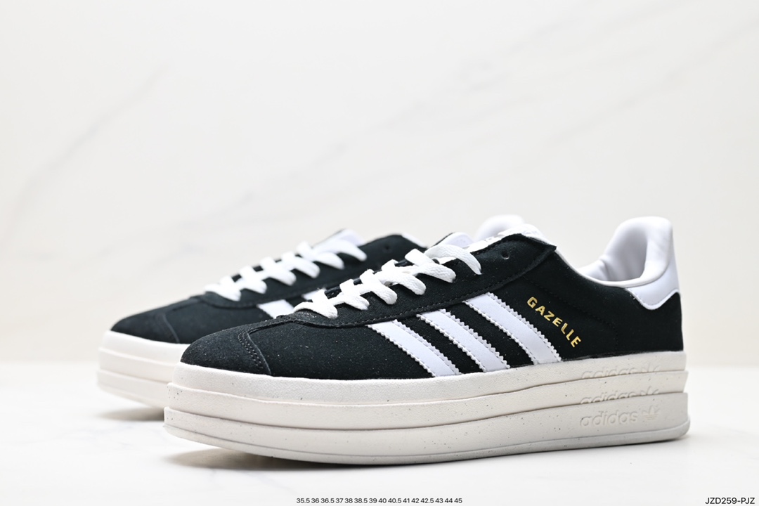 Adidas Gazelle Bold w low-top retro all-match casual sports shoes HQ6912