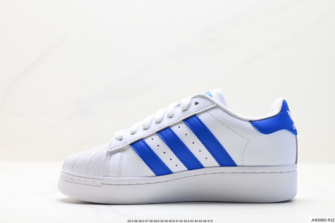 Thick-soled shell-toe Adidas clover Originals Superstar Pride RM shell-toe sneakers IG9777