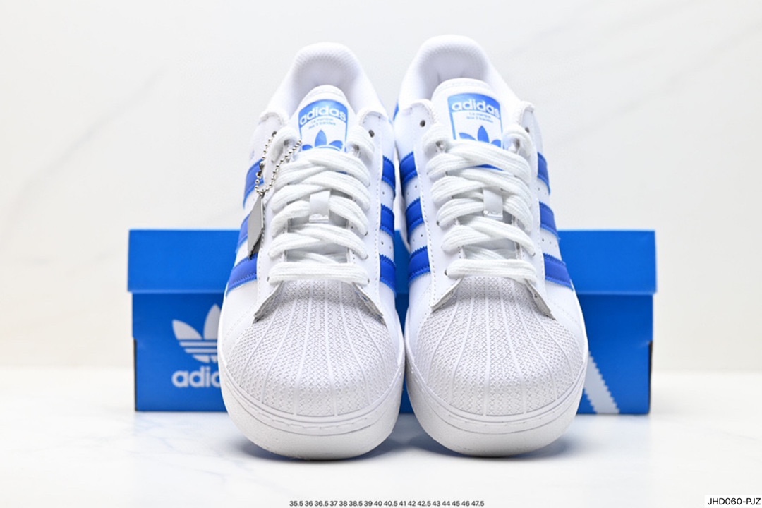 Thick-soled shell-toe Adidas clover Originals Superstar Pride RM shell-toe sneakers IG9777