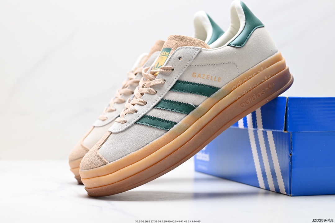 Adidas Gazelle Bold w low-top retro versatile casual sports shoes ID7065