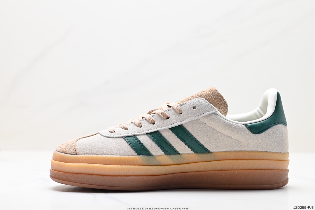 Adidas Gazelle Bold w low-top retro versatile casual sports shoes ID7065