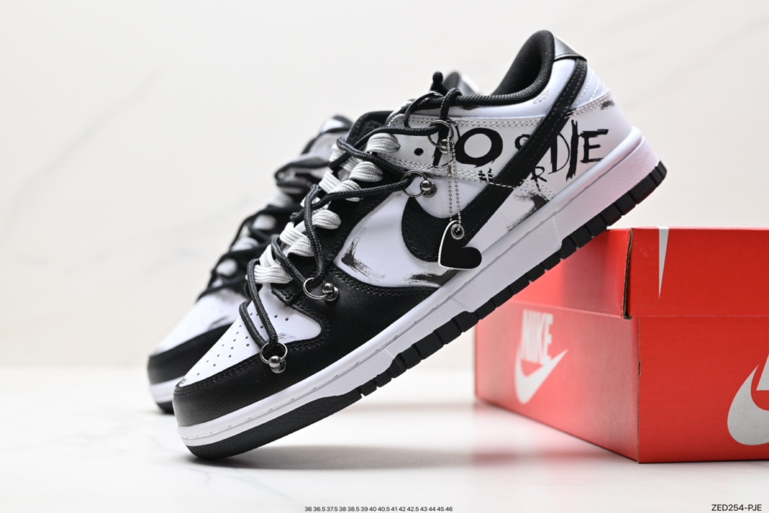 260 Nike SB Dunk Low 暗夜使者 字母涂鸦  DD1391-100