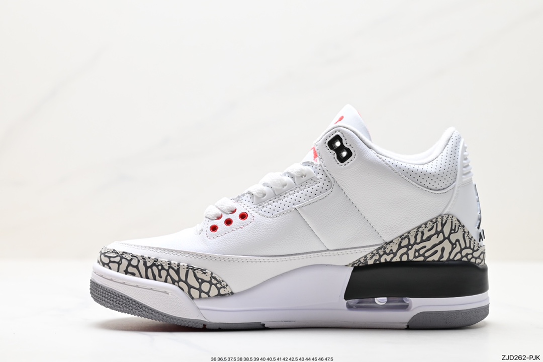 Air Jordan 3 Retro ”Hide and Sneak” White Gray Brown CT8532-158