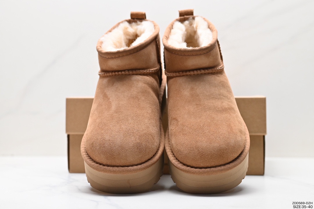 Pure original UGG Zhou Dongyu 3cm thick bottom mini boots UGG2022 autumn and winter new 1135092