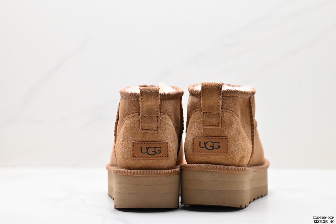 Pure original UGG Zhou Dongyu 3cm thick bottom mini boots UGG2022 autumn and winter new 1135092