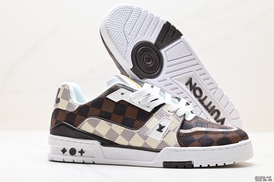 The new LVLouis Vuitton Trainer Sneaker Low casual sports culture all-match sneakers