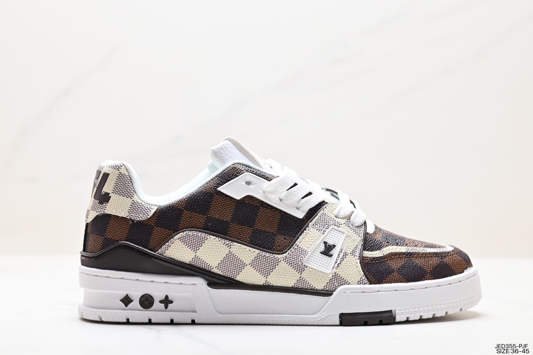 The new LVLouis Vuitton Trainer Sneaker Low casual sports culture all-match sneakers