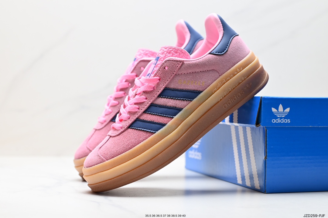 Adidas Gazelle Bold w low-top retro versatile casual sports shoes IG3685