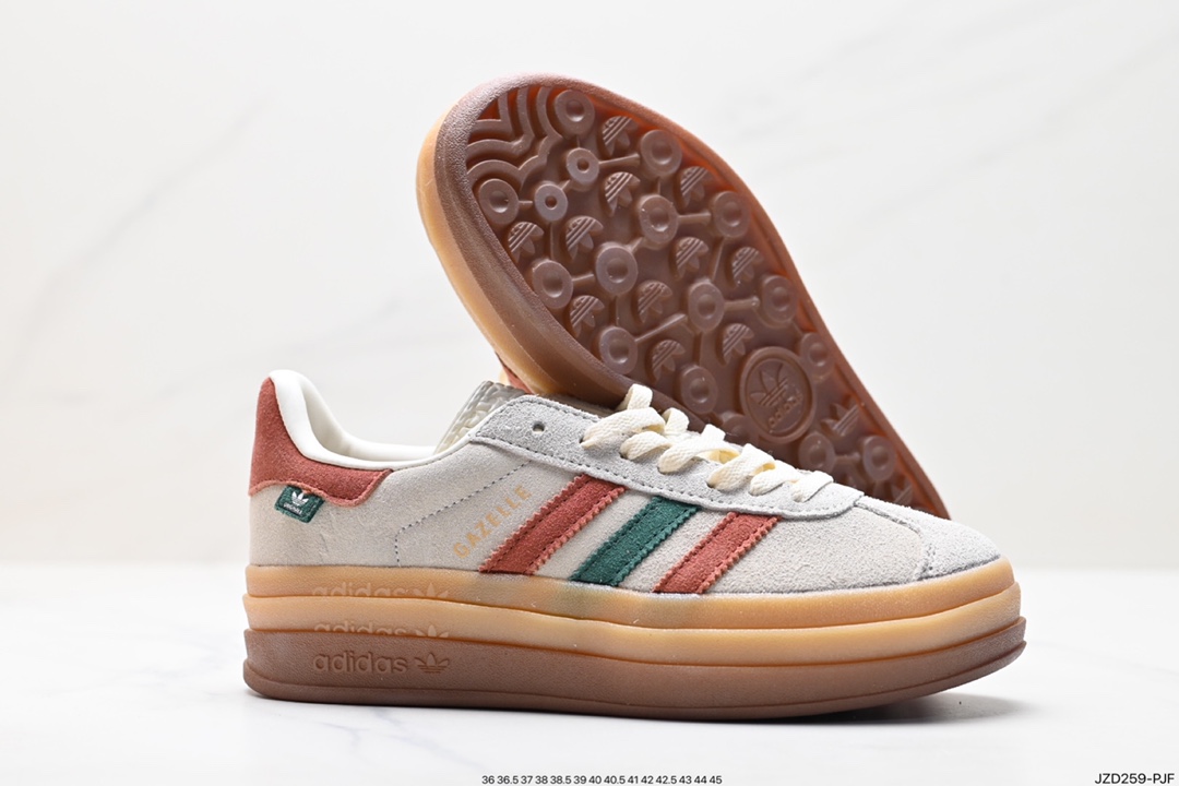 Adidas Gazelle Bold w low-top retro versatile casual sports shoes IG3685