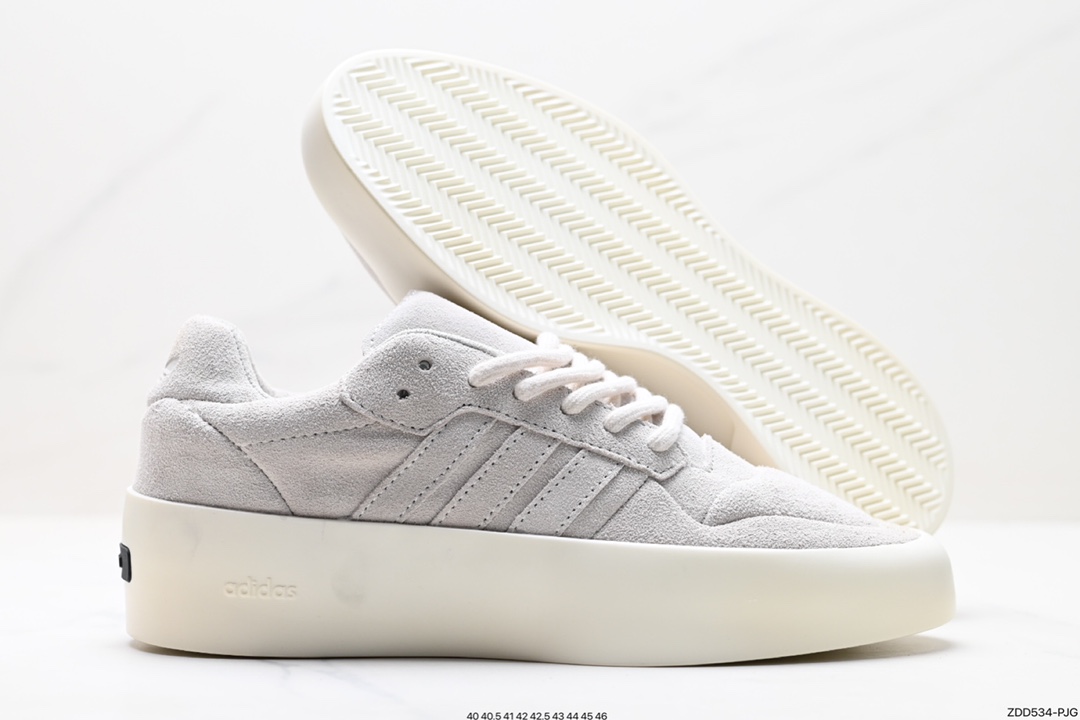 Los Angeles Street Luxury Brand-Fear Of God x Adidas Athletics Forum 86 Low ”Dark Black” Rome IG6633