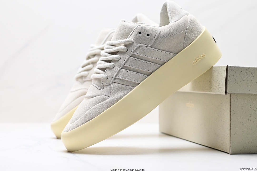 Los Angeles Street Luxury Brand-Fear Of God x Adidas Athletics Forum 86 Low ”Dark Black” Rome IG6633