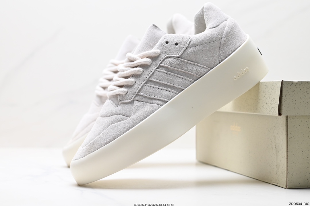 Los Angeles Street Luxury Brand-Fear Of God x Adidas Athletics Forum 86 Low ”Dark Black” Rome IG6633