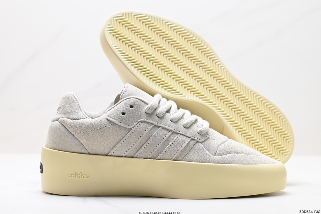 Los Angeles Street Luxury Brand-Fear Of God x Adidas Athletics Forum 86 Low ”Dark Black” Rome IG6633