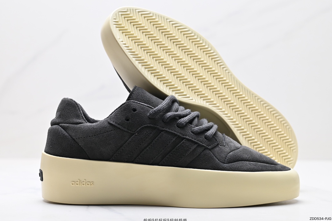 Los Angeles Street Luxury Brand-Fear Of God x Adidas Athletics Forum 86 Low ”Dark Black” Rome IG6633