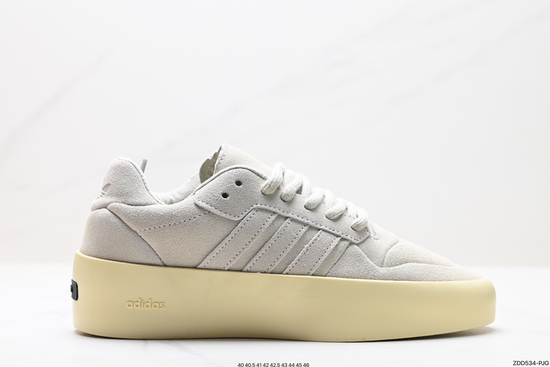 Los Angeles Street Luxury Brand-Fear Of God x Adidas Athletics Forum 86 Low ”Dark Black” Rome IG6633