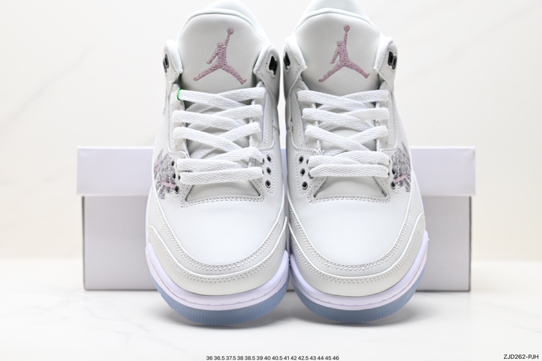 Air Jordan 3 Retro ”Hide and Sneak” White, Gray and Brown FN0344-666