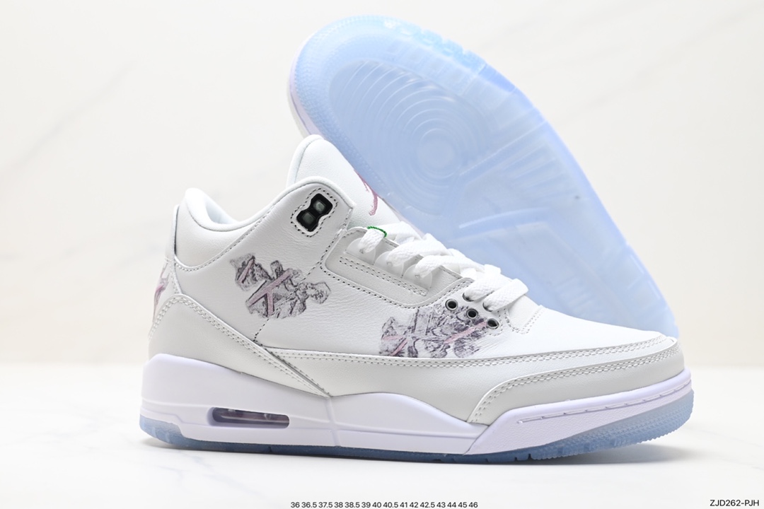 Air Jordan 3 Retro ”Hide and Sneak” White, Gray and Brown FN0344-666