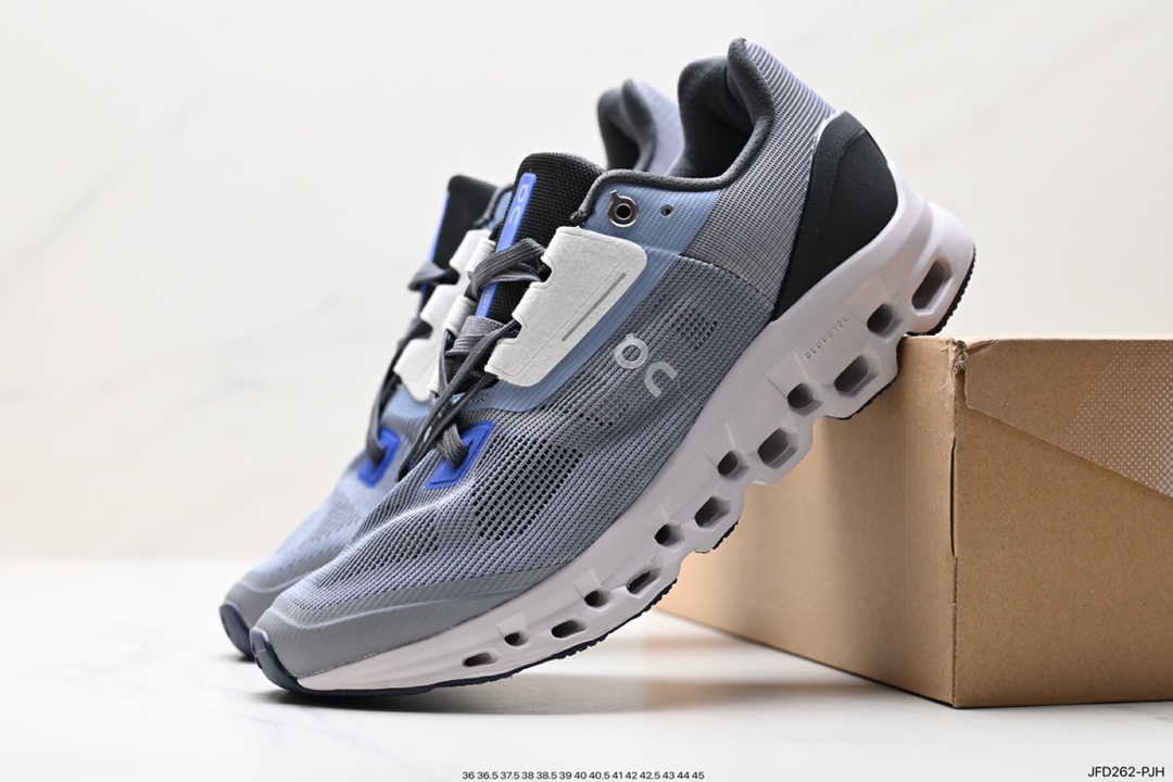 ON Running Cloud X Shift Low Cloud X series low-top lightweight, comfortable and multifunctional casual sports shoes ”Geometric Mesh White and Black”