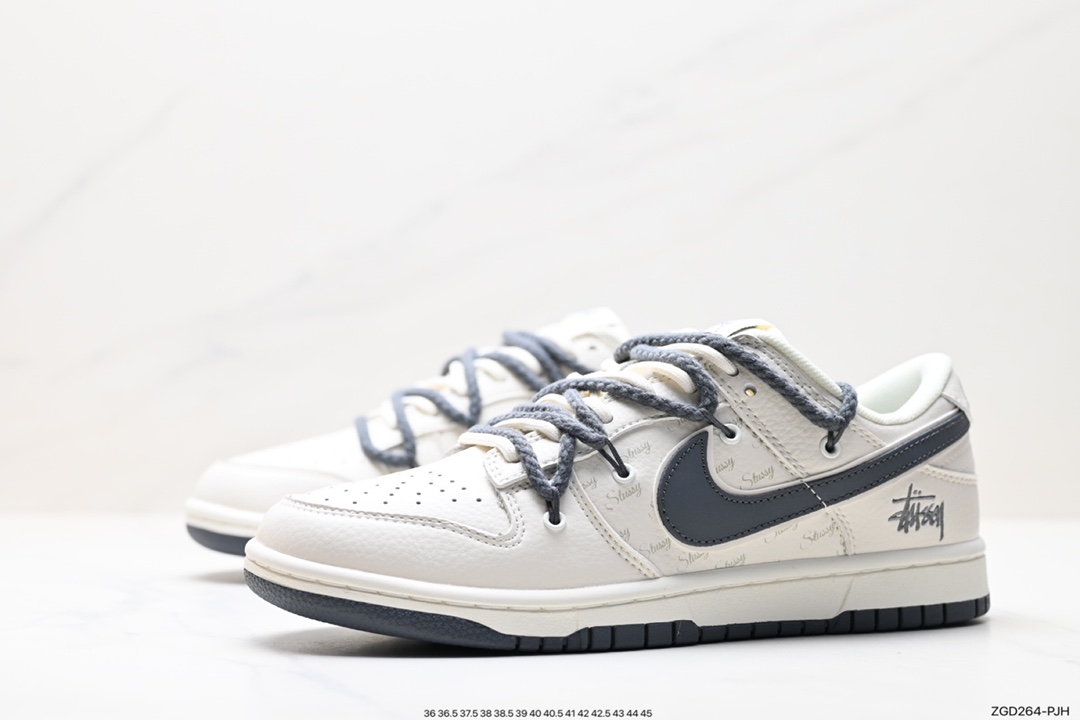 耐克NK Dunk Low Retro ”DIY绑带高端定制“ 低帮休闲运动板鞋 FC1688-140