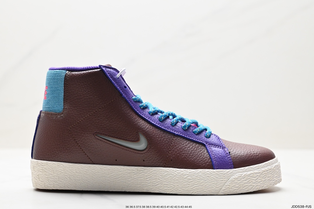 120 耐克Nike SB Zoom Blazer Mid 板鞋 中帮 复古小钩  CU5283-001