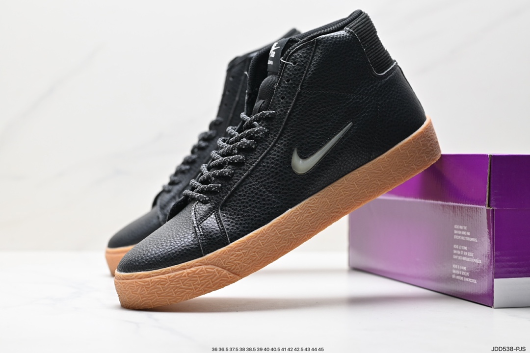 120 耐克Nike SB Zoom Blazer Mid 板鞋 中帮 复古小钩  CU5283-001