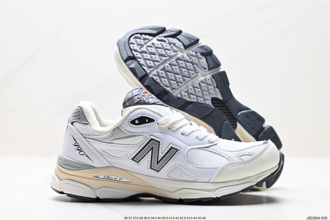 New Balance Made in USA 990v6 ”Moon Mist” Sixth Generation Series American-made Running Shoes ”Dark Gray Reflective Silver USA” M990AL3