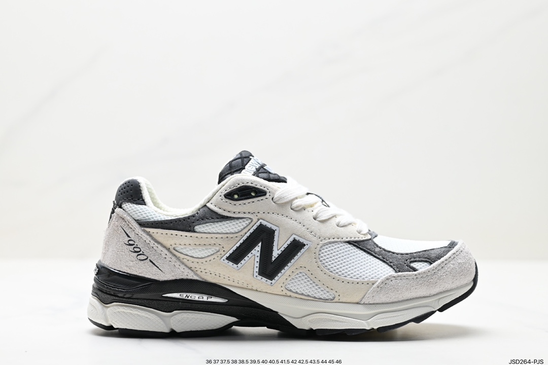 New Balance Made in USA 990v6 ”Moon Mist” Sixth Generation Series American-made Running Shoes ”Dark Gray Reflective Silver USA” M990AL3