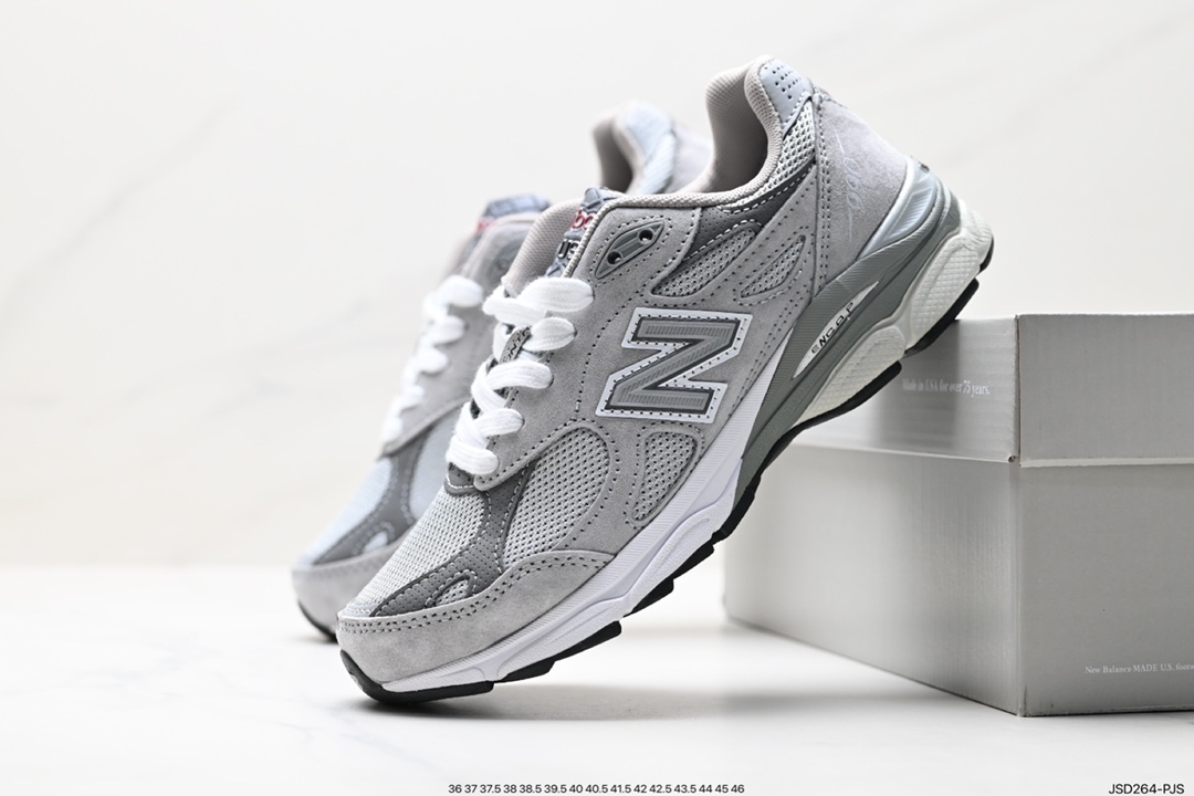 New Balance Made in USA 990v6 ”Moon Mist” Sixth Generation Series American-made Running Shoes ”Dark Gray Reflective Silver USA” M990AL3