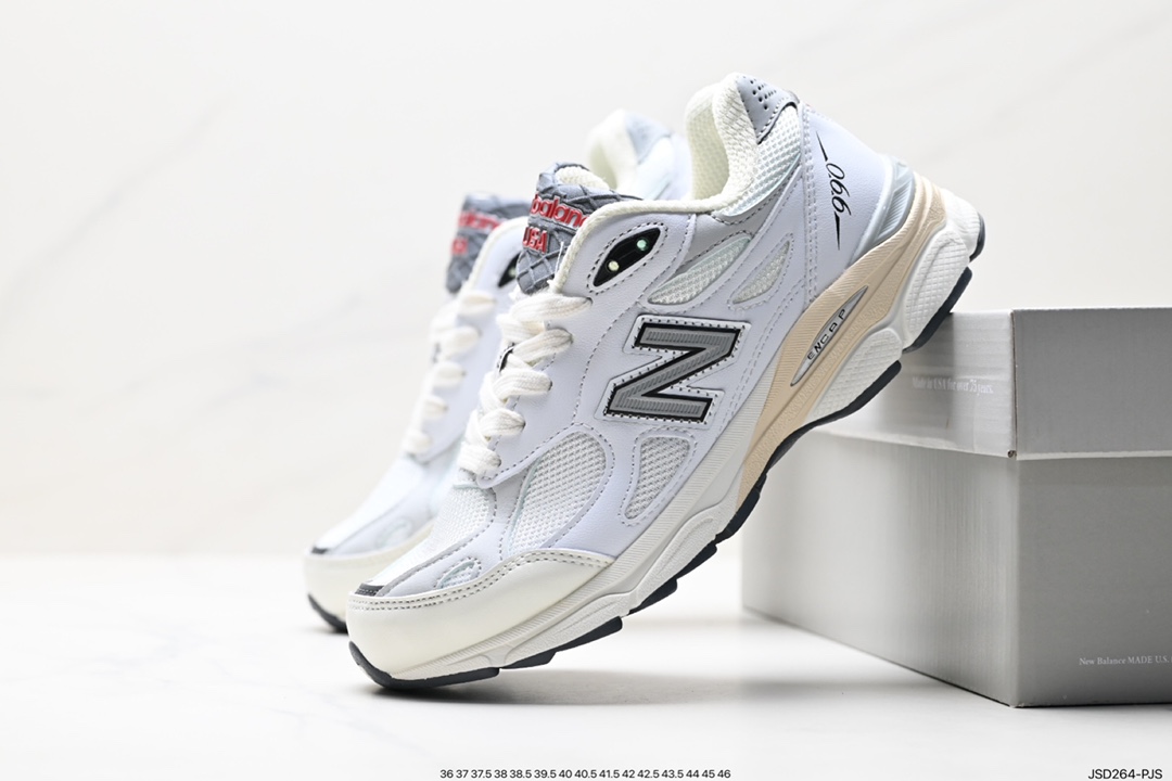 New Balance Made in USA 990v6 ”Moon Mist” Sixth Generation Series American-made Running Shoes ”Dark Gray Reflective Silver USA” M990AL3