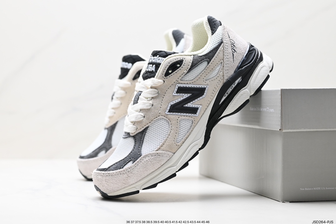 New Balance Made in USA 990v6 ”Moon Mist” Sixth Generation Series American-made Running Shoes ”Dark Gray Reflective Silver USA” M990AL3