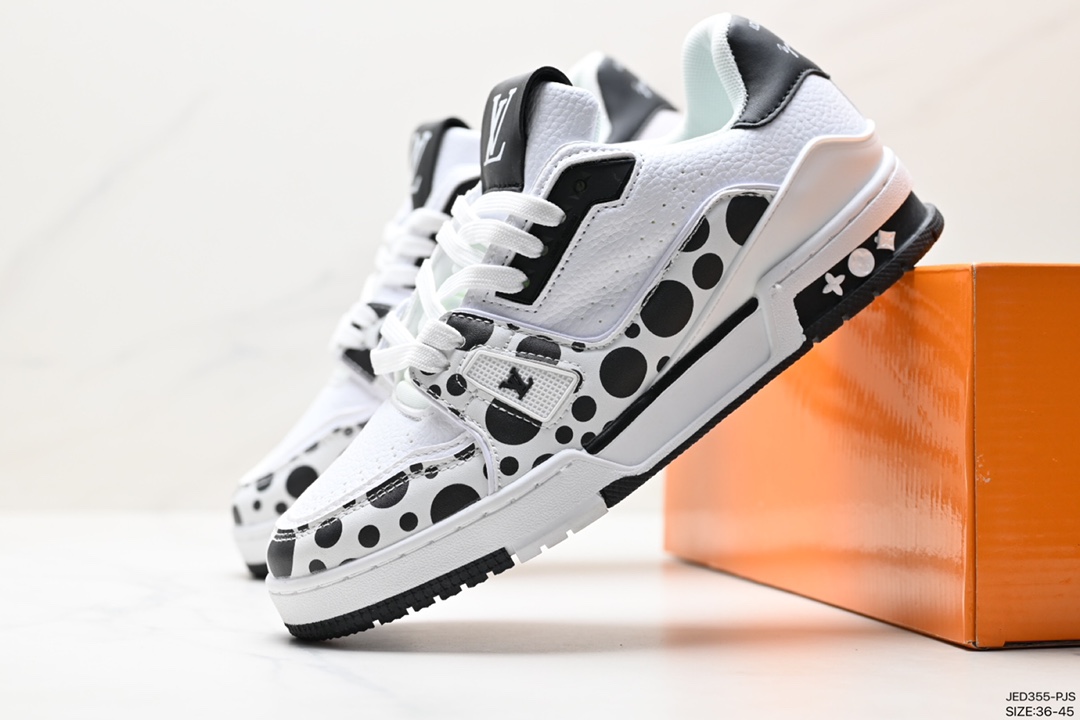 The new LVLouis Vuitton Trainer Sneaker Low casual sports culture all-match sneakers