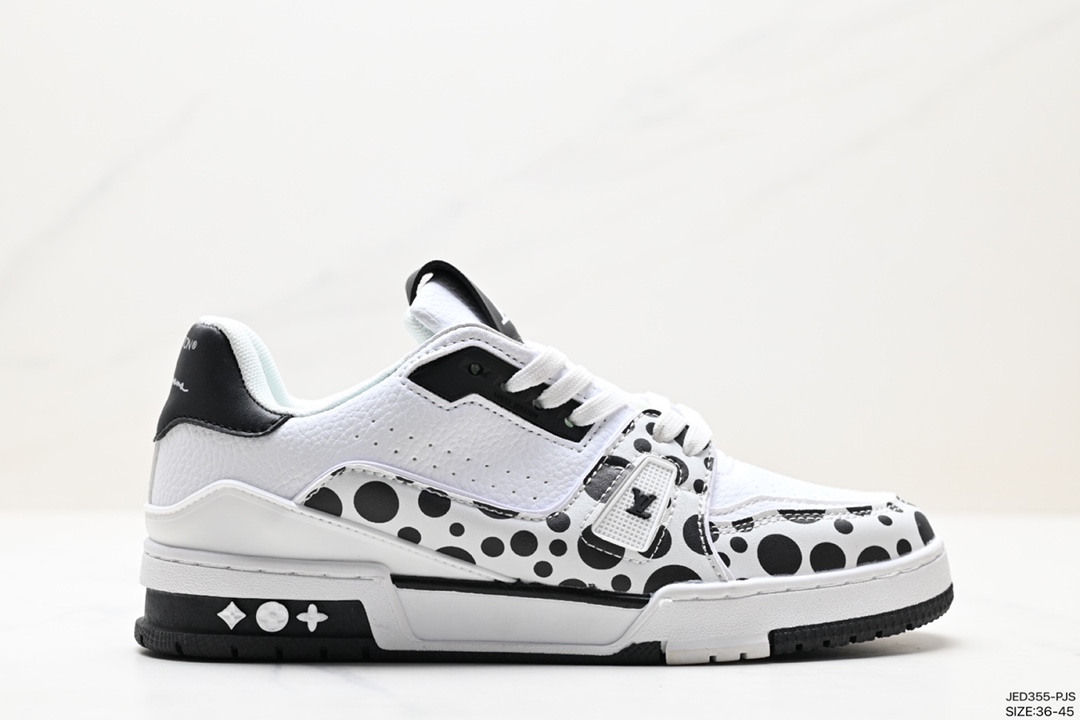 The new LVLouis Vuitton Trainer Sneaker Low casual sports culture all-match sneakers