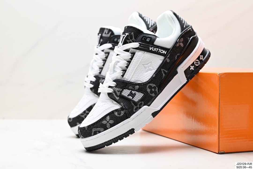 The new LVLouis Vuitton Trainer Sneaker Low casual sports culture all-match sneakers