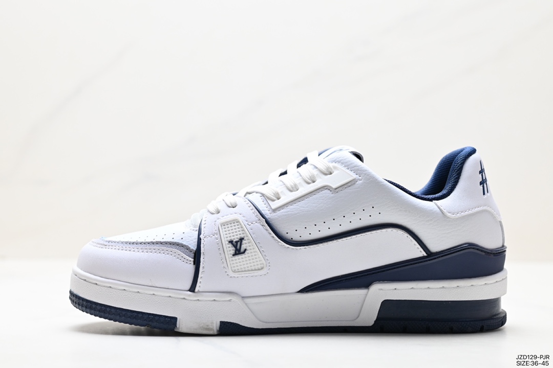 The new LVLouis Vuitton Trainer Sneaker Low casual sports culture all-match sneakers