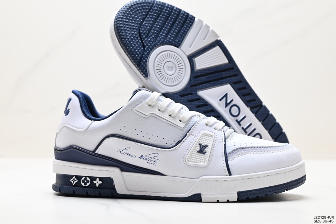 The new LVLouis Vuitton Trainer Sneaker Low casual sports culture all-match sneakers