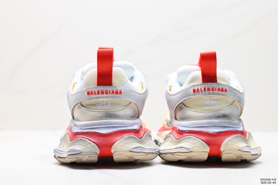 350 巴黎世家BALENCIAGA 3XL Sneakers 3+系列低帮复古阔型底姥爹风潮流百搭休闲慢跑鞋