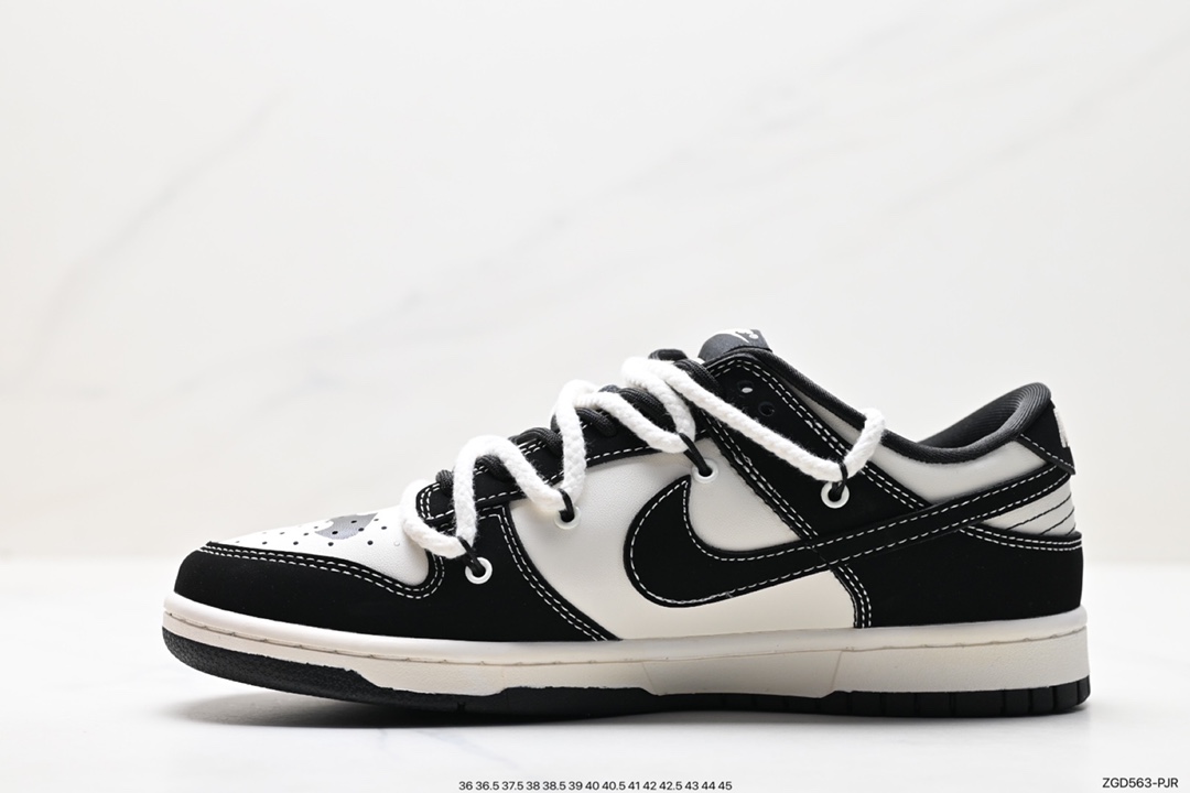 耐克NK Dunk Low Retro ”DIY绑带高端定制“ 低帮休闲运动板鞋 FC1688-165