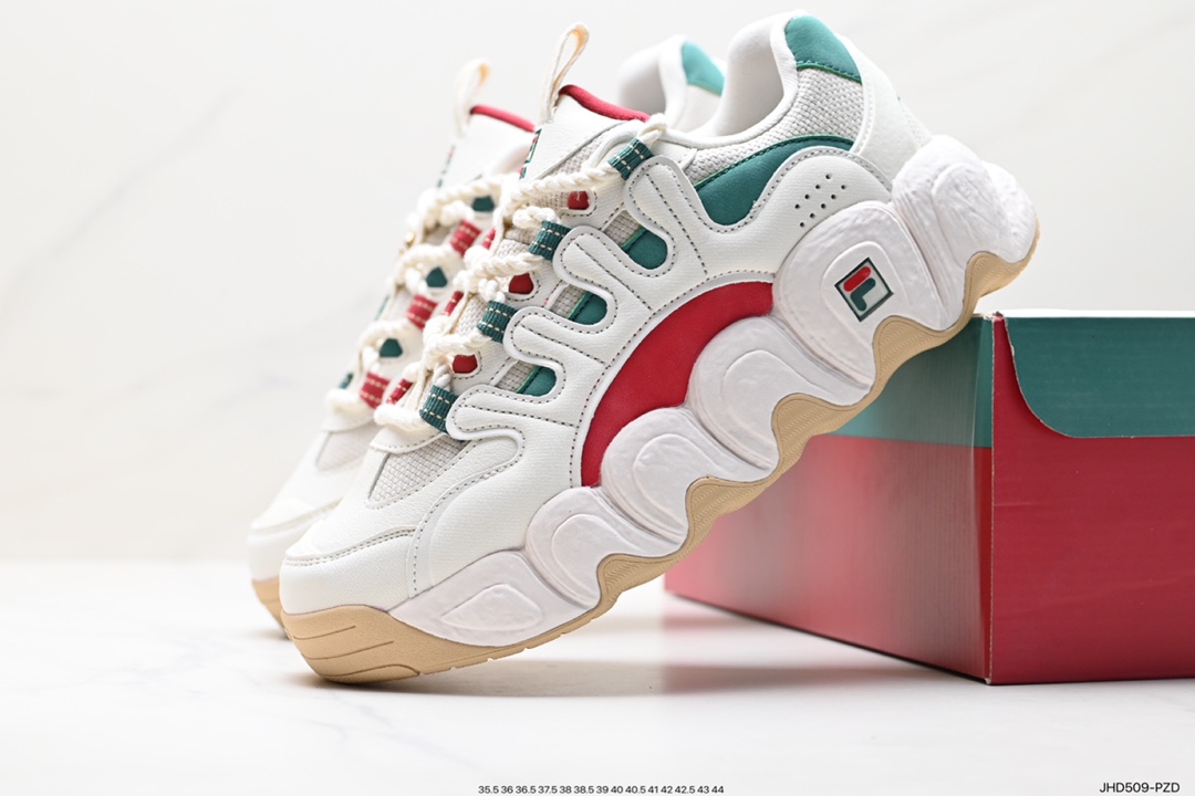 190 韩国超火爆款 FILA 斐乐 Panini Xmas 圣诞节 复古老爹鞋 F12M412101FSR