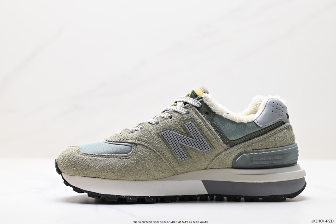 Plus velvet and thickened NBNew Balance WL574 series low-top classic retro casual sports jogging shoes U574LGST