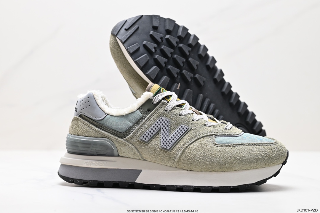 Plus velvet and thickened NBNew Balance WL574 series low-top classic retro casual sports jogging shoes U574LGST