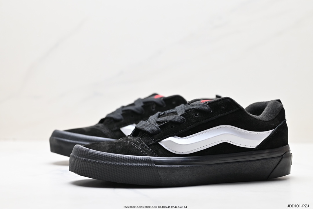 110 范斯Vans Vault Knu-Skool VR3 LX”Rain Camo“坎普尔·茱利安系列低帮板鞋