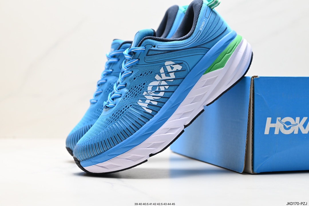 HOKA ONE W BONDI 7 Shawn Yue's same functional cushioning running shoes 1110518