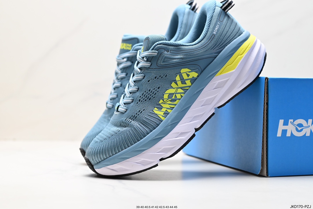 HOKA ONE W BONDI 7 Shawn Yue's same functional cushioning running shoes 1110518