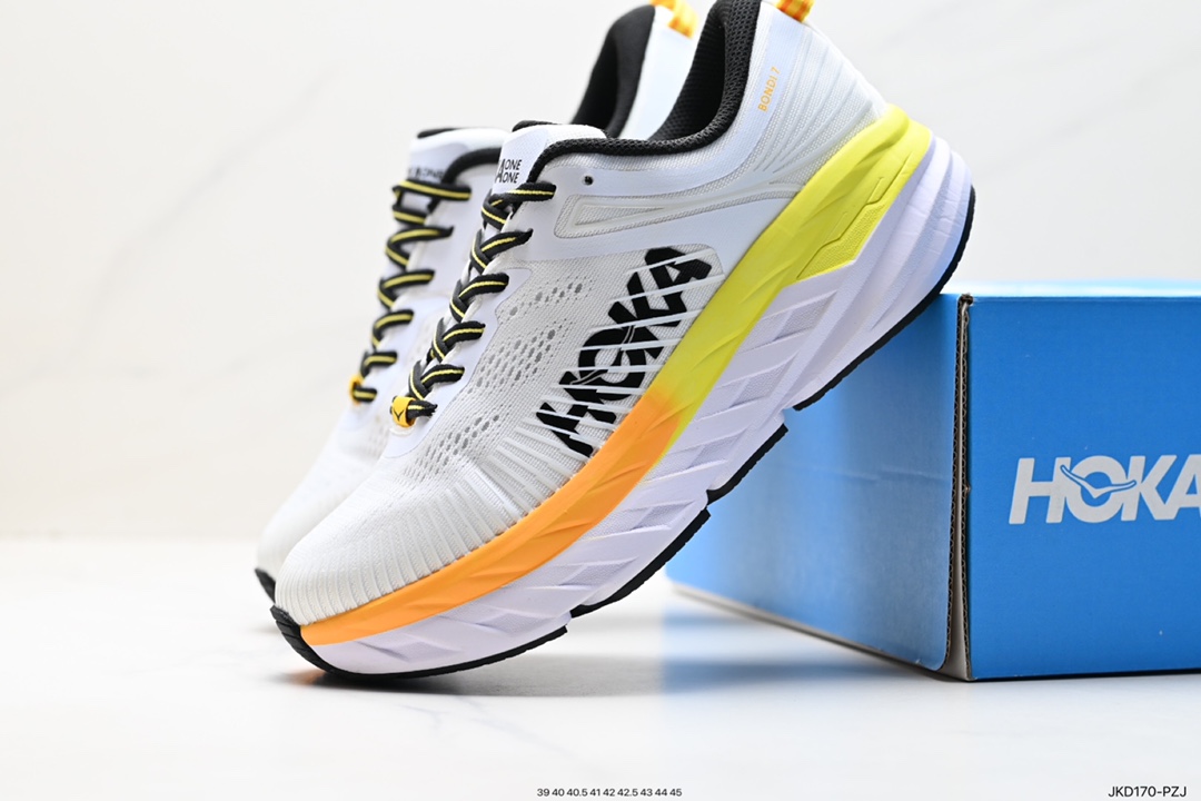 HOKA ONE W BONDI 7 Shawn Yue's same functional cushioning running shoes 1110518